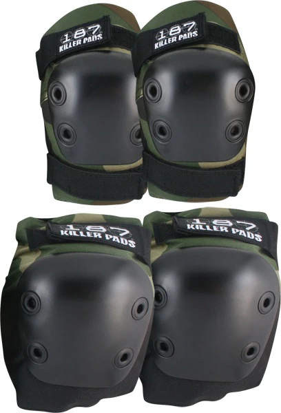 1129-187-combo-pack-knee-elbow-pad-set-camo-2.webp 187 Combo Pack Knee/Elbow Pad Set - Camo