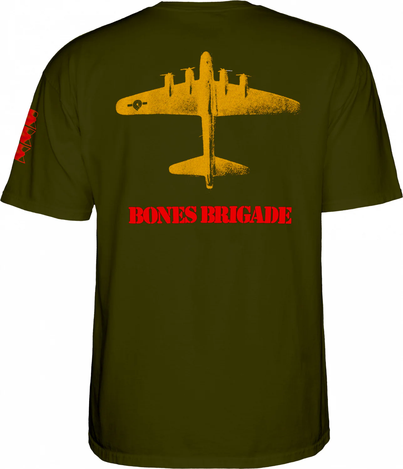 1274-bones-brigade-bomber-t-shirt-military-green-2.webp Bones Brigade Bomber T-shirt - Military Green