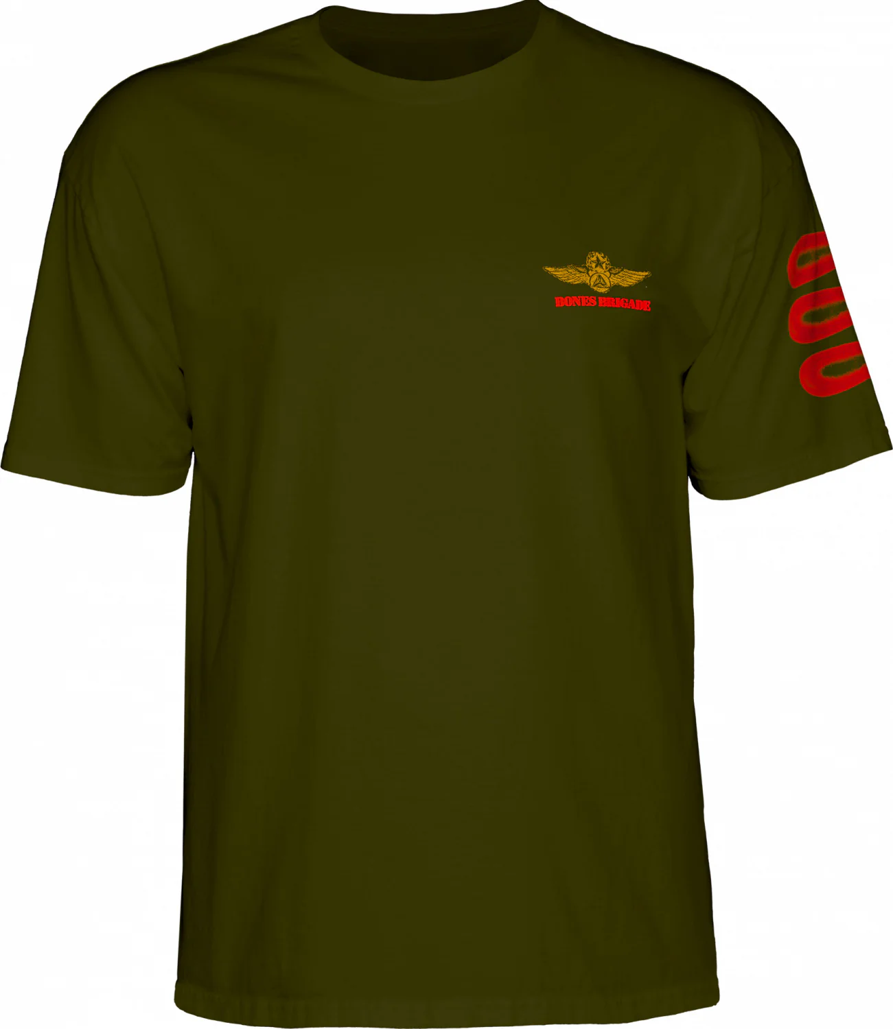 1274-bones-brigade-bomber-t-shirt-military-green-3.webp Bones Brigade Bomber T-shirt - Military Green