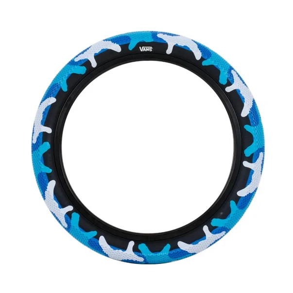 1302-cult-bmx-x-vans-tire-26-blue-camo-1.webp Cult BMX X Vans Tire 26" - Blue Camo