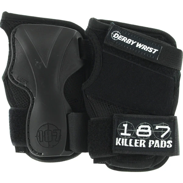 157-187-killer-pads-derby-wrist-guard-black-1.webp 187 Killer Pads Derby Wrist Guard - Black