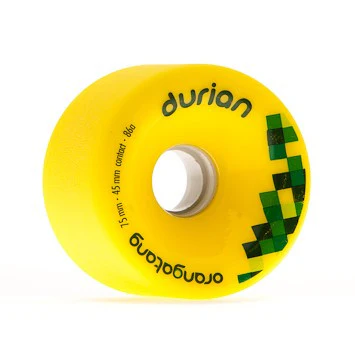 2465-orangatang-durian-75mm-86a-yellow-longboard-wheels-set-of-4-1.webp Orangatang Durian 75mm 86a yellow Longboard Wheels (Set of 4)