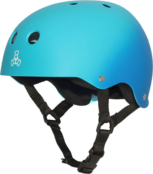 252-triple-8-sweatsaver-helmet-blue-fade-rubber-turquoise-1.webp Triple 8 Sweatsaver Helmet - Blue Fade Rubber/Turquoise
