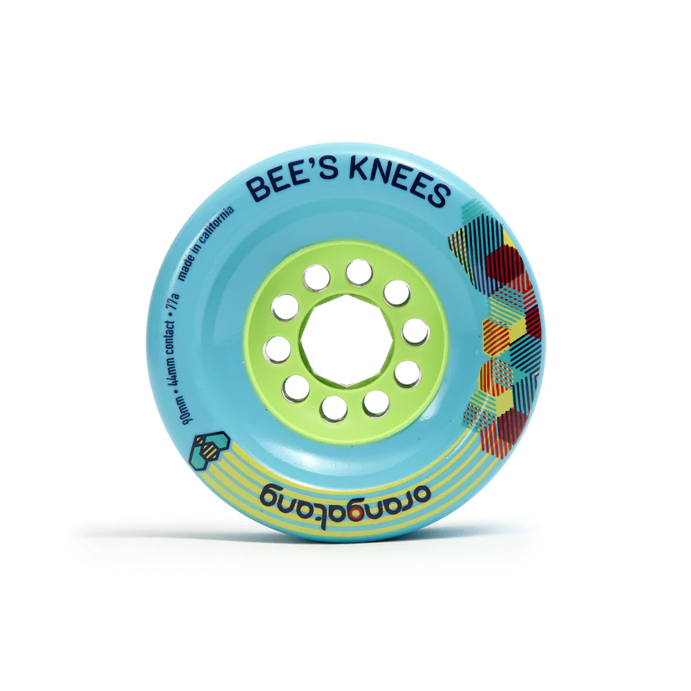 2913-orangatang-bee-s-knees-90mm-77a-longboard-wheels-blue-set-of-4-2.webp Orangatang Bee's Knees 90mm 77a Longboard Wheels - Blue (Set of 4)