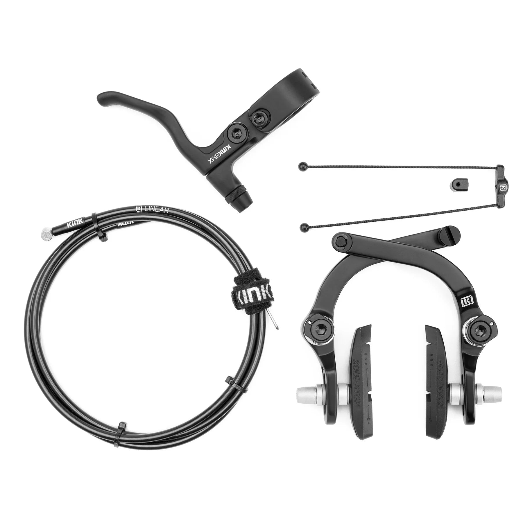 Kink BMX Desist II Brake Kit - Matte Black