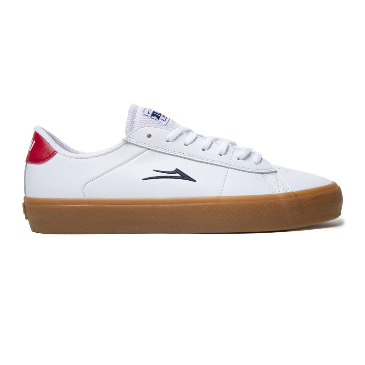 4204-lakai-shoes-newport-white-gum-leather-1.webp Lakai Shoes Newport - White/Gum Leather