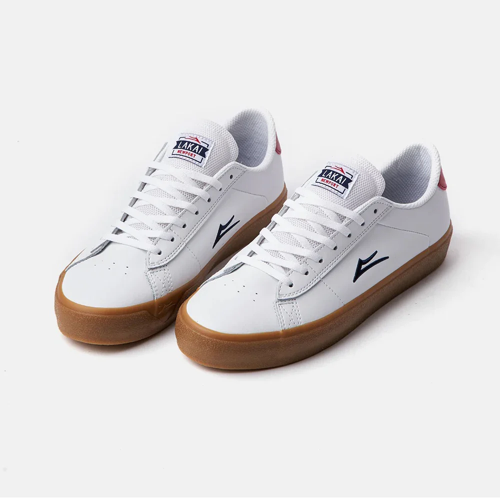 4204-lakai-shoes-newport-white-gum-leather-2.webp Lakai Shoes Newport - White/Gum Leather