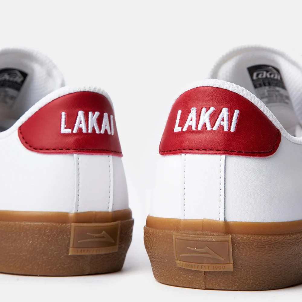 4204-lakai-shoes-newport-white-gum-leather-4.webp Lakai Shoes Newport - White/Gum Leather
