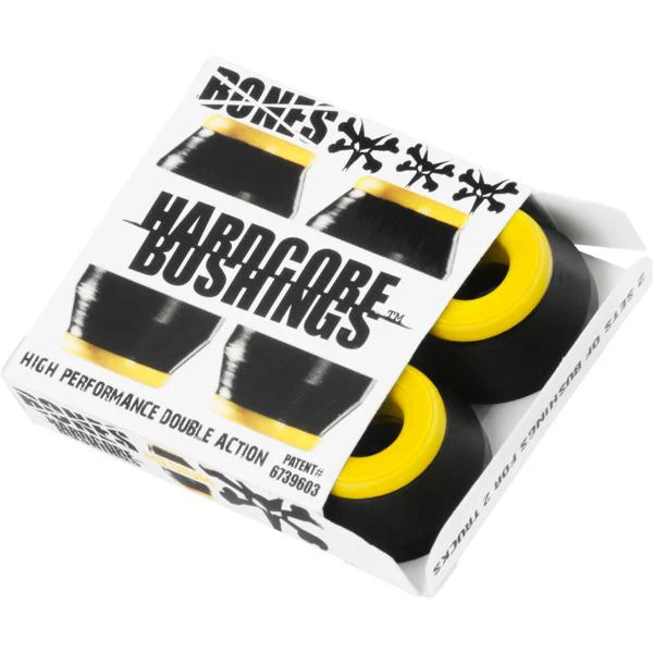425-bones-hardcore-medium-bushings-91a-black-yellow-set-of-4-2.webp Bones Hardcore Medium Bushings 91a - Black/Yellow (Set of 4)