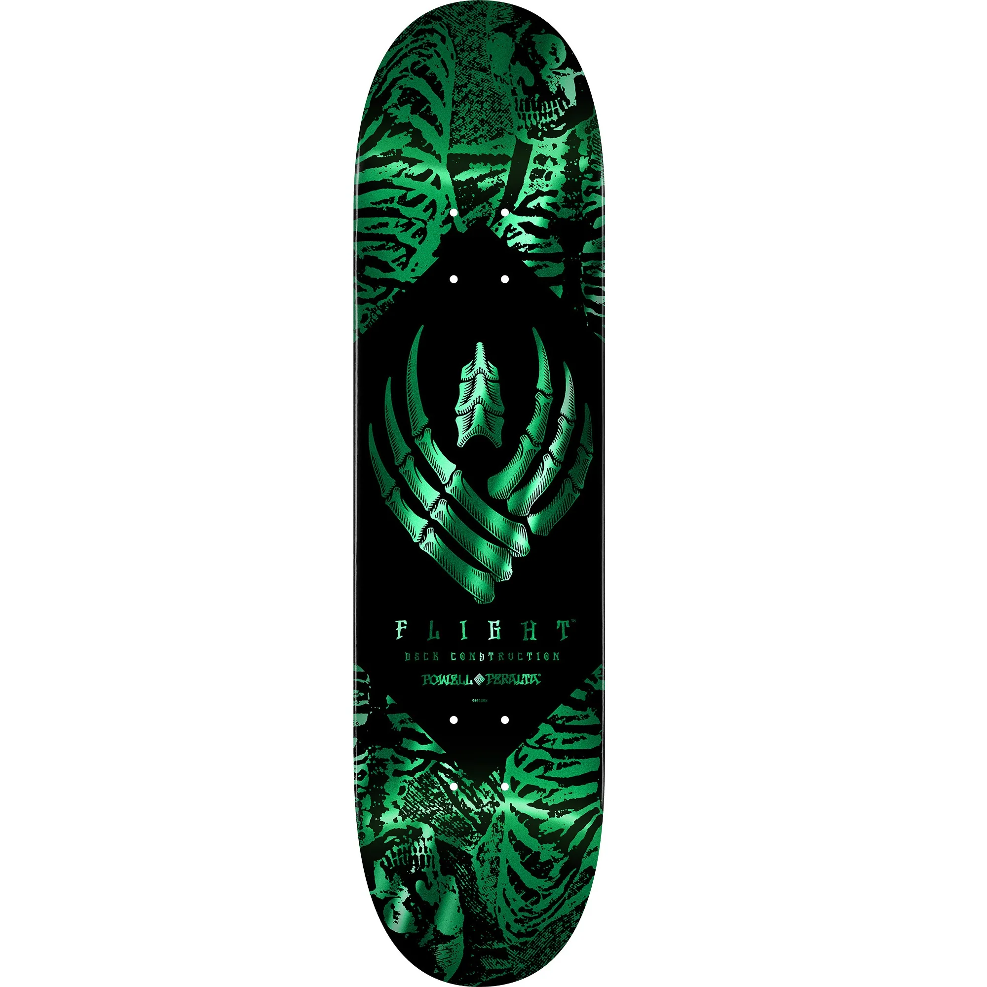 4886-powell-peralta-skeleton-flight-skateboard-deck-8.13-teal-foil-1.webp Powell Peralta Skeleton Flight Skateboard Deck - 8.13″ Teal Foil