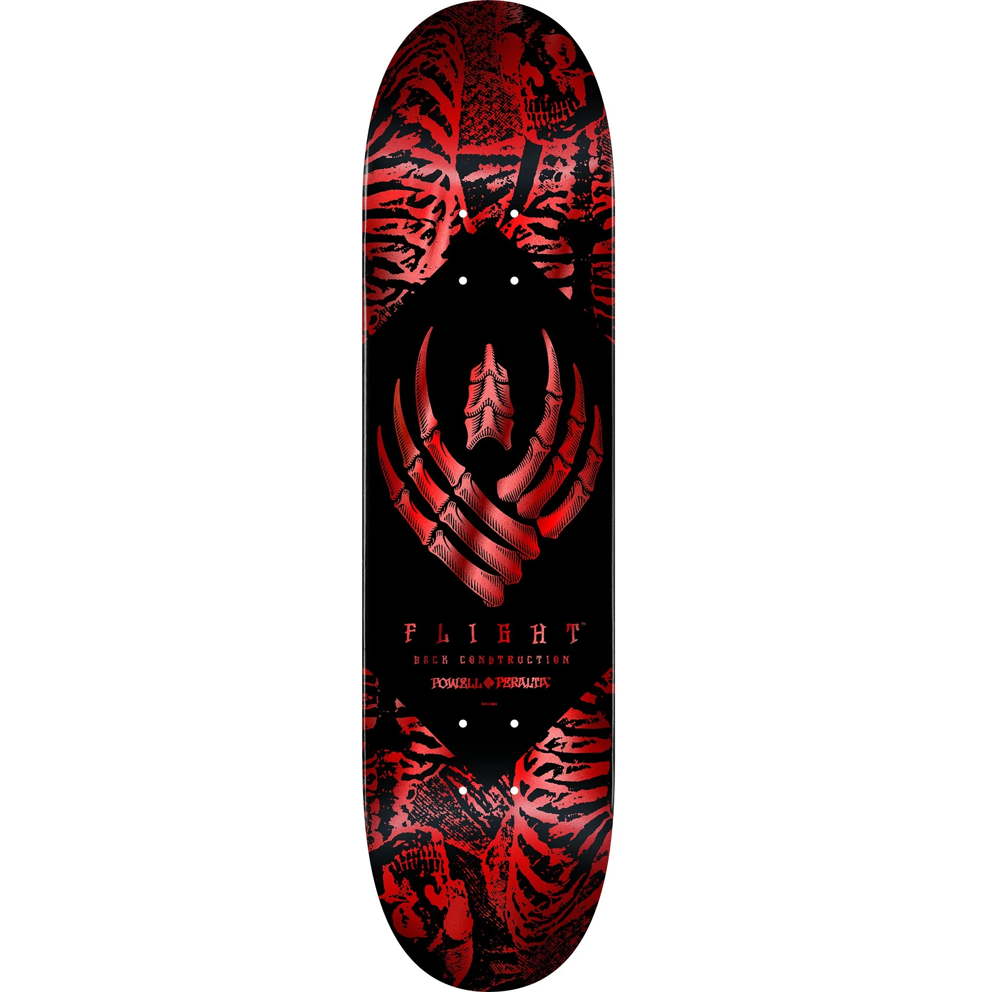 4887-powell-peralta-skeleton-flight-skateboard-deck-8.38-red-foil-1.webp Powell Peralta Skeleton Flight Skateboard Deck - 8.38″ Red Foil