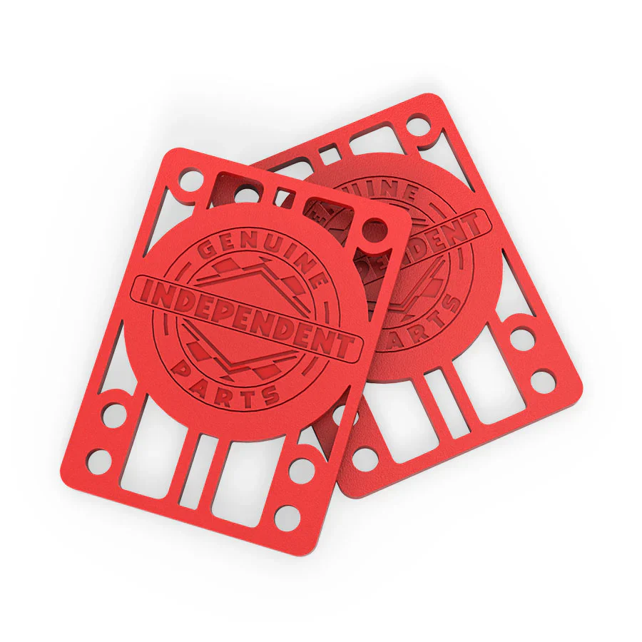 532-independent-genuine-parts-riser-pads-1-8-red-set-of-2-1.webp Independent Genuine Parts Riser Pads 1/8" - Red (Set of 2)
