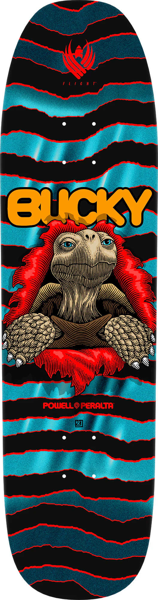 5518-powell-peralta-pro-bucky-lasek-tortoise-flight-skateboard-deck-8.62-turquoise-foil-1.webp Powell Peralta Pro Bucky Lasek Tortoise Flight Skateboard Deck - 8.62″ Turquoise Foil
