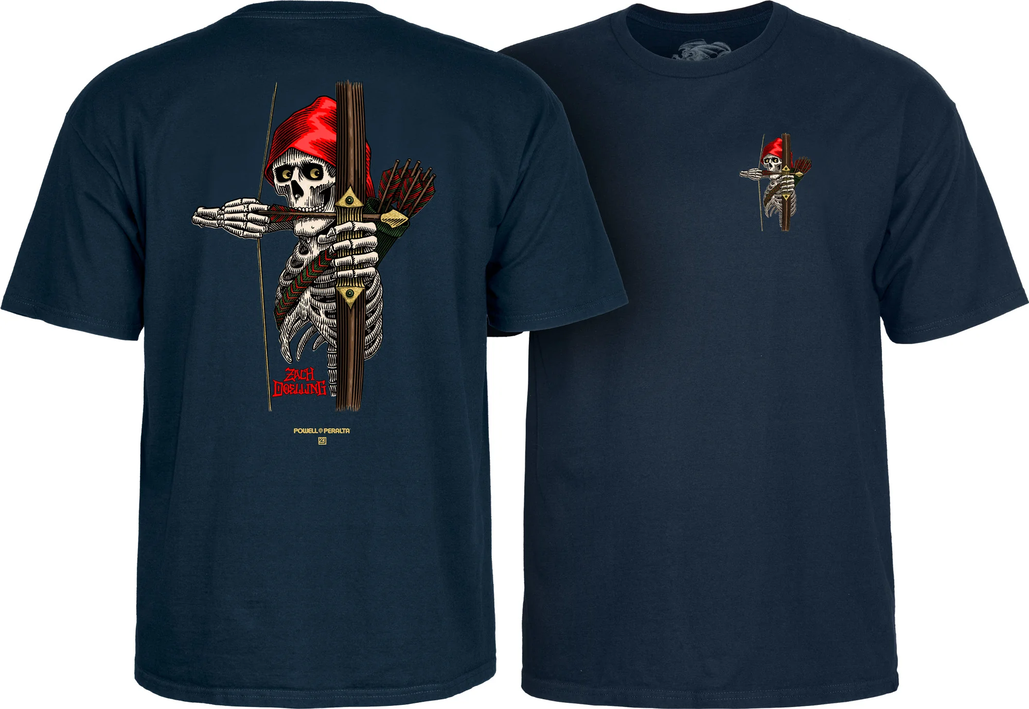 5555-powell-peralta-zach-doelling-archer-t-shirt-navy-1.webp Powell Peralta Zach Doelling Archer T-Shirt - Navy