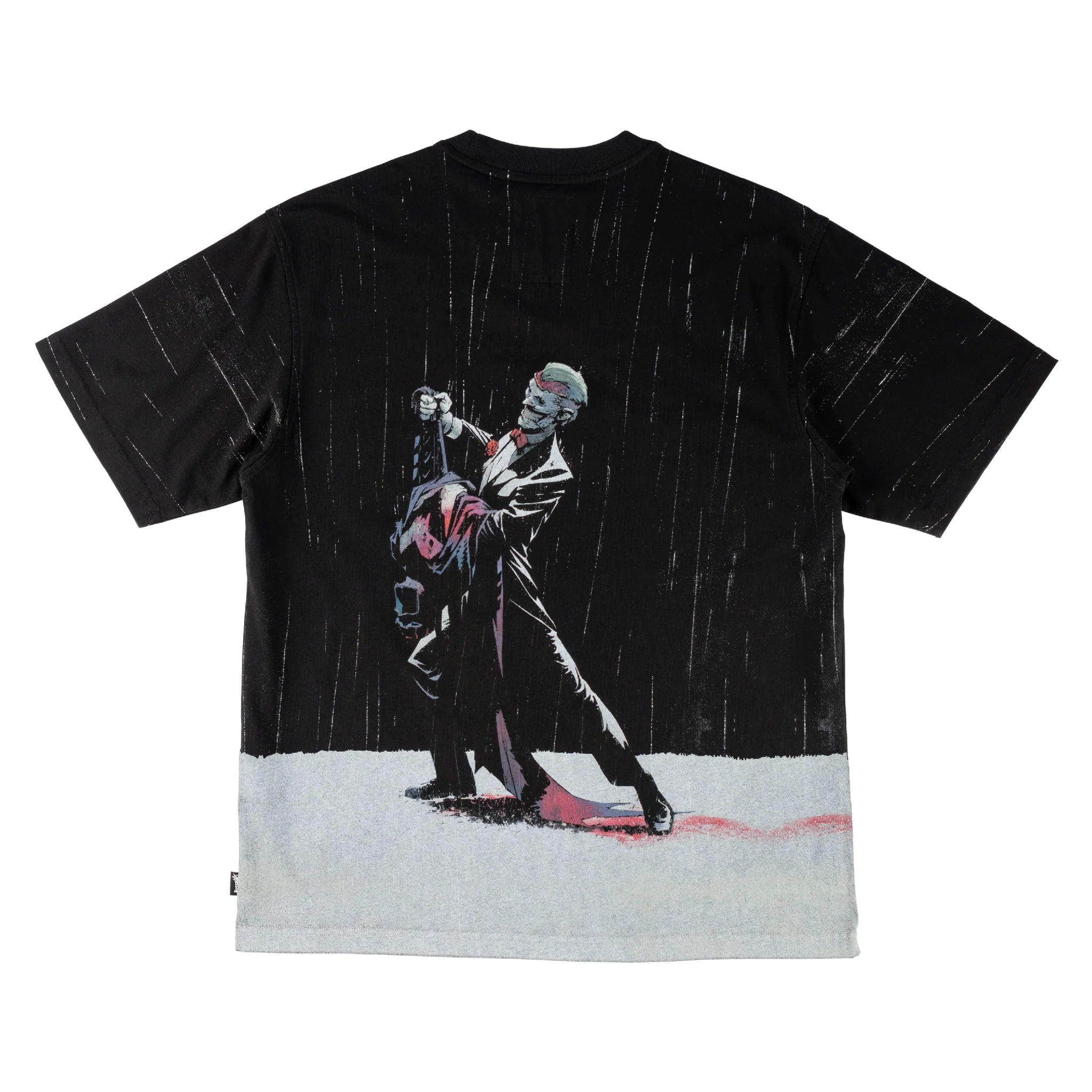 5671-welcome-x-batman-rain-dance-all-over-print-boxy-knit-tee-black-2.jpg Welcome x Batman Rain Dance All-Over Print Boxy Knit Tee - Black