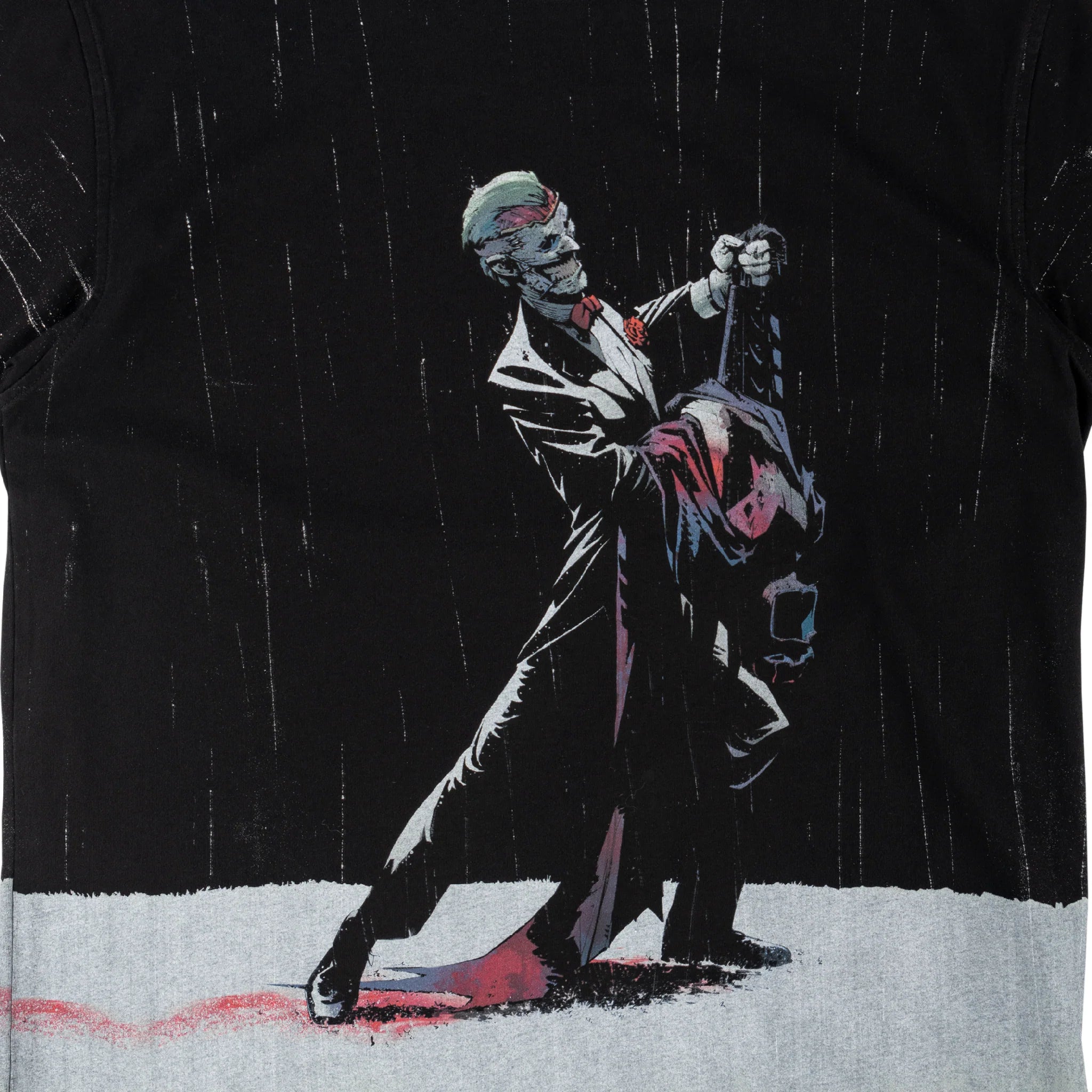 5671-welcome-x-batman-rain-dance-all-over-print-boxy-knit-tee-black-3.jpg Welcome x Batman Rain Dance All-Over Print Boxy Knit Tee - Black