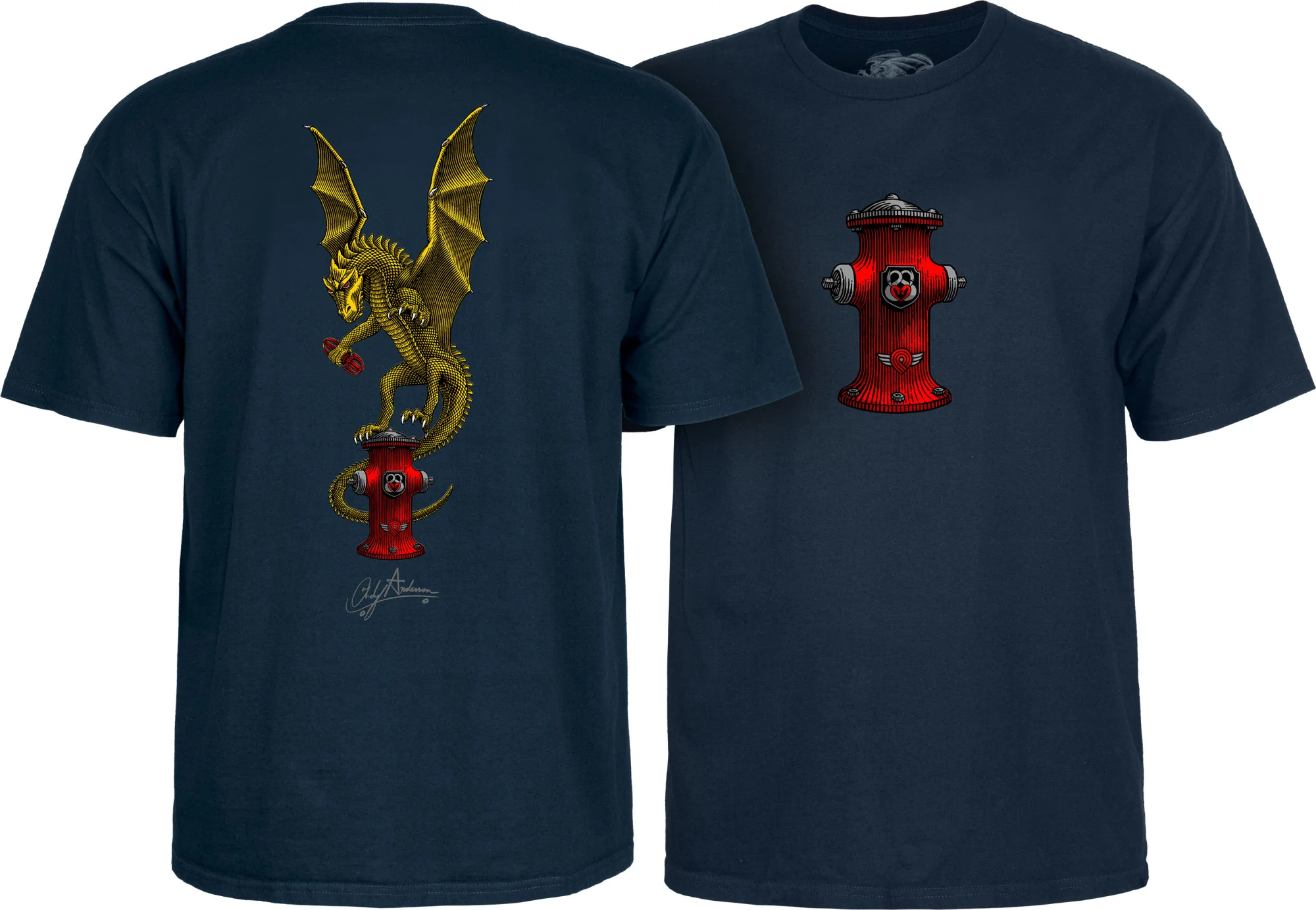 5717-powell-peralta-andy-anderson-vajra-t-shirt-navy-1.webp Powell Peralta Andy Anderson Vajra T-shirt - Navy