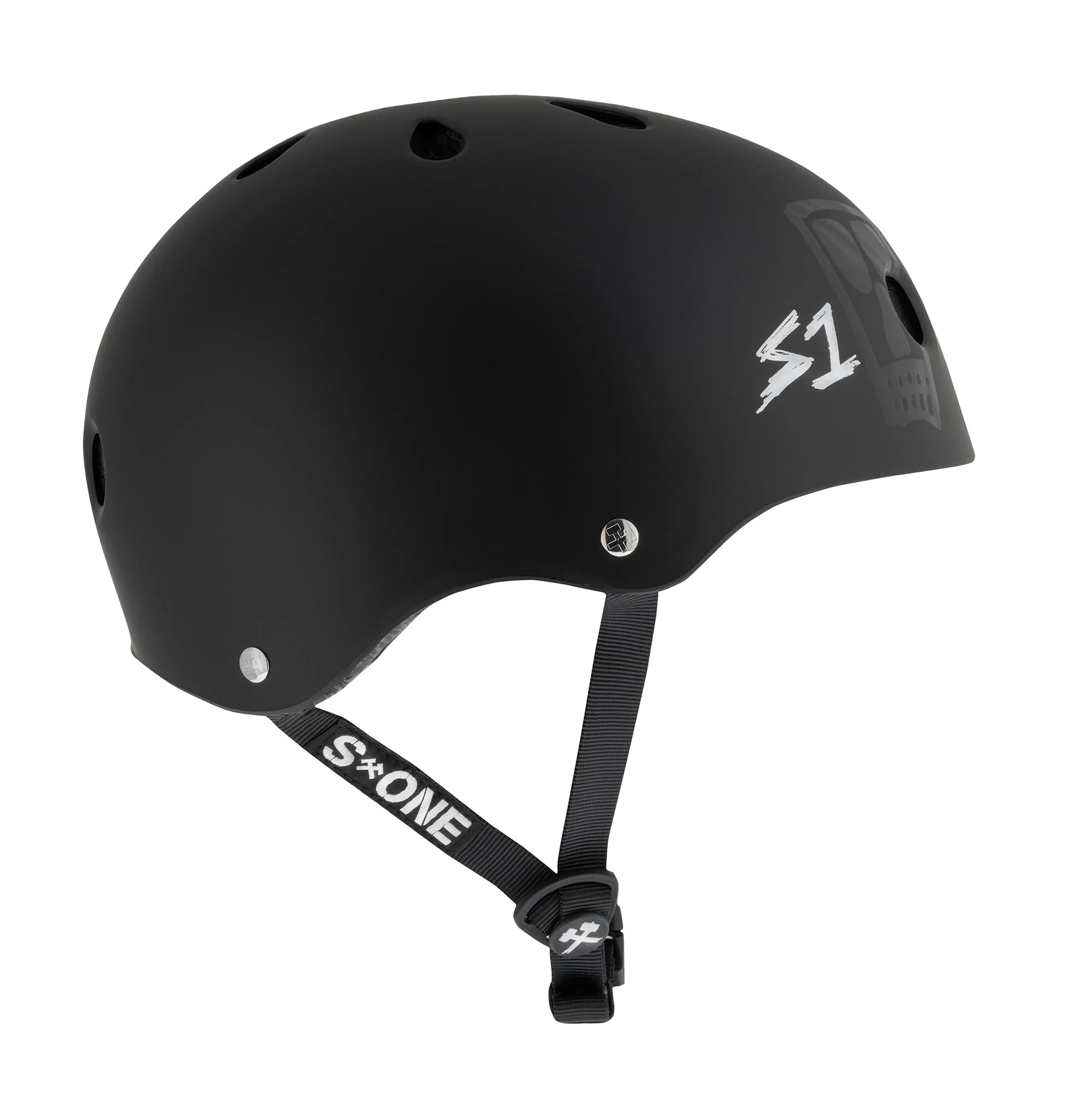 5730-s1-lifer-helmet-black-matte-vato-skull-x-lance-mountain-2.webp S1 Lifer Helmet - Black Matte/Vato Skull X Lance Mountain