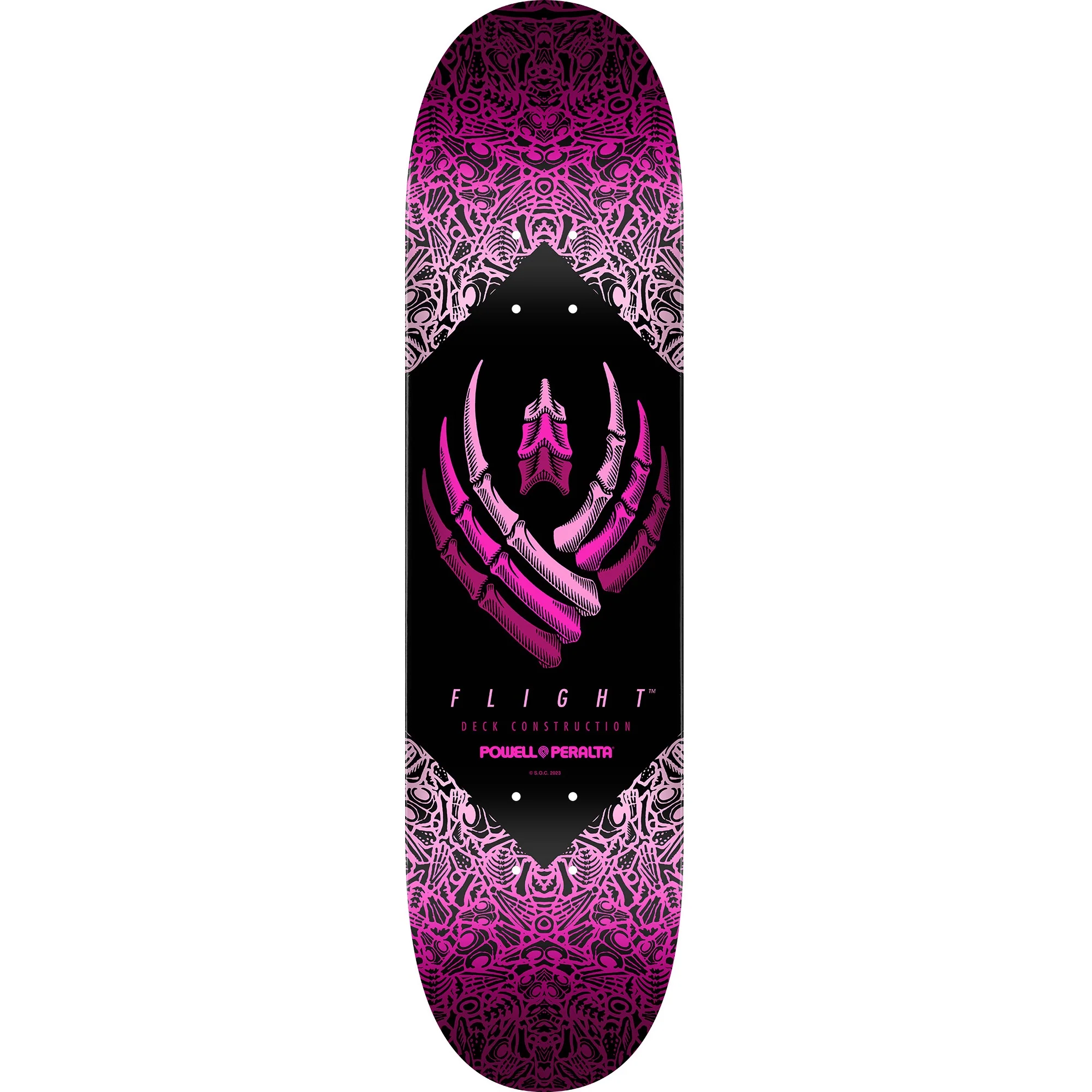 5793-powell-peralta-bones-flight-skateboard-deck-8.0-pink-1.webp Powell Peralta Bones Flight Skateboard Deck - 8.0″ Pink