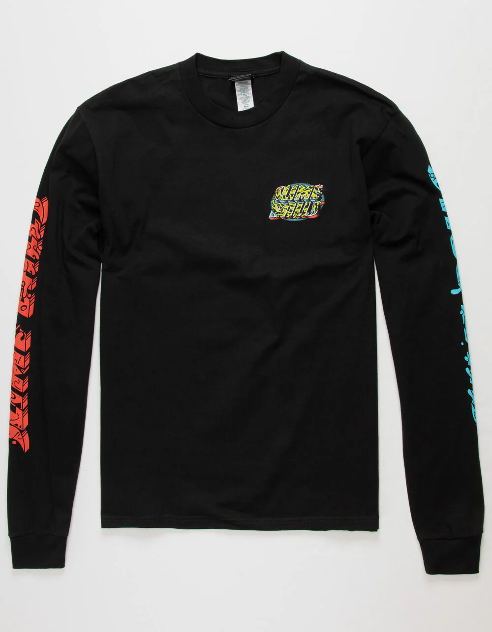 6043-slime-balls-greetings-from-sb-long-sleeve-mens-t-shirt-black-1.webp Slime Balls Greetings from SB Long Sleeve Mens T-Shirt - Black