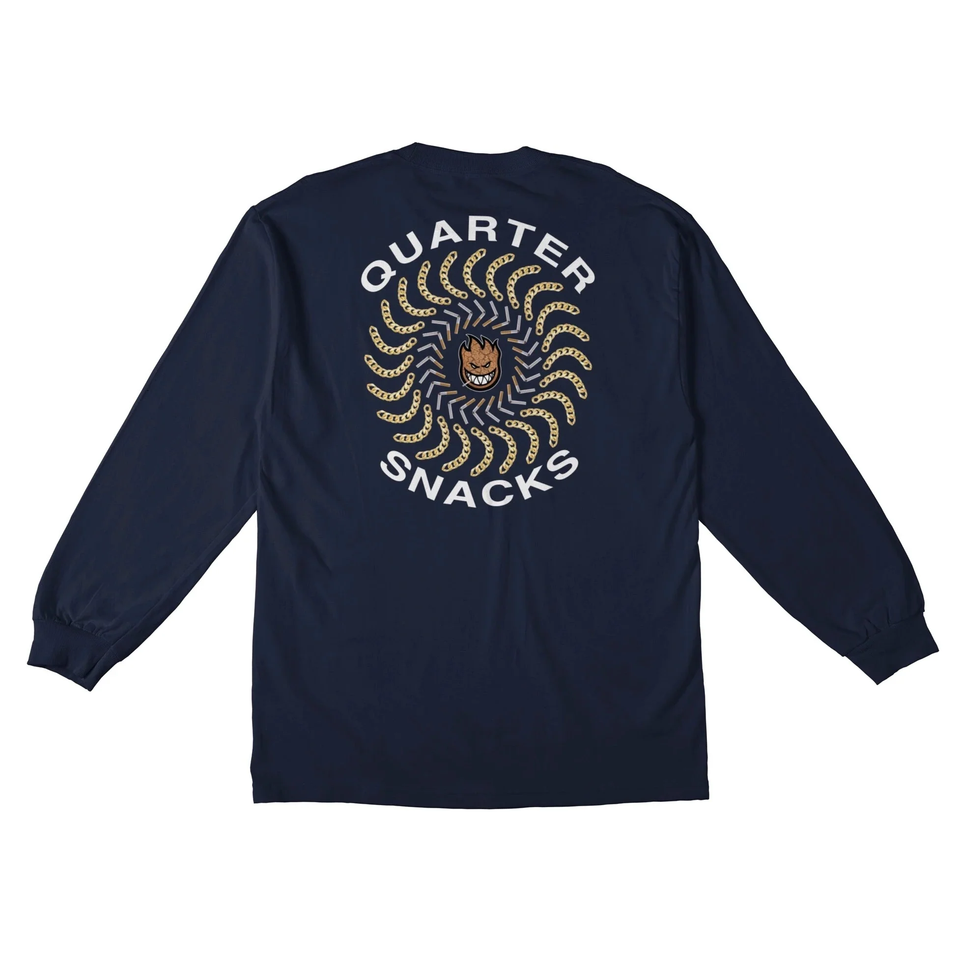 6303-spitfire-x-qs-quarter-classic-long-sleeve-tee-navy-white-2.webp Spitfire X QS Quarter Classic Long Sleeve Tee - Navy/White