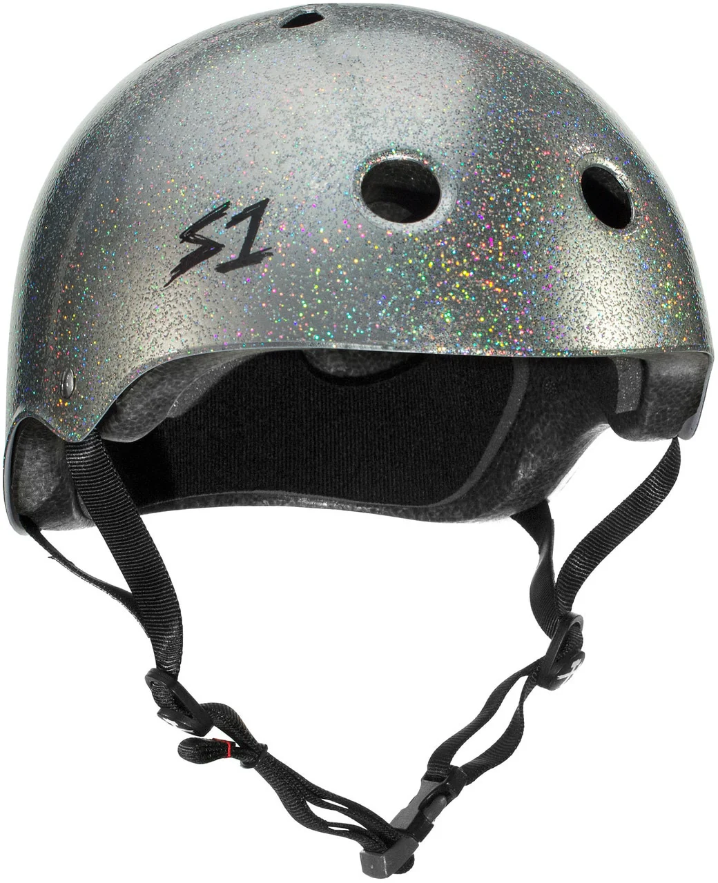 6390-s1-mega-lifer-helmet-silver-gloss-glitter-1.webp S1 Mega Lifer Helmet - Silver Gloss Glitter