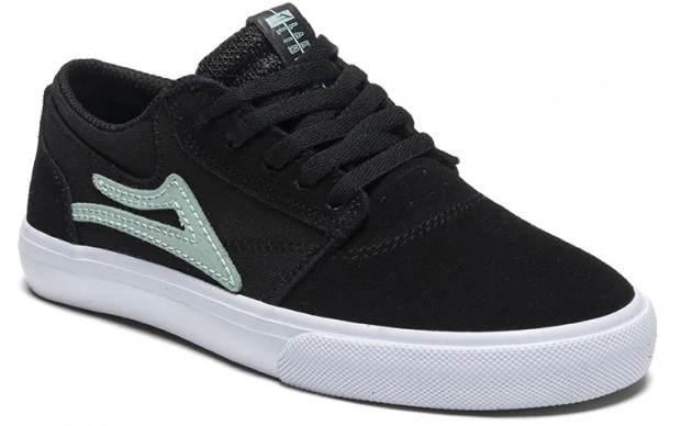 6443-lakai-shoes-griffin-kids-black-mint-suede-1.webp Lakai Shoes Griffin Kids - Black/Mint Suede