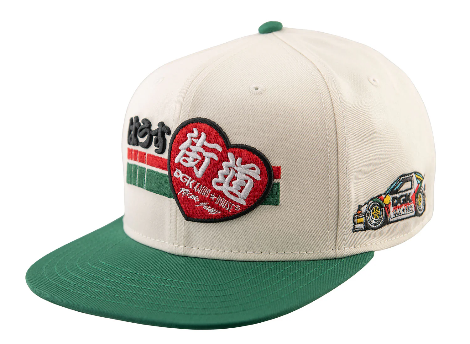 DGK x Kaido House Raceway Snapback Hat - Natural