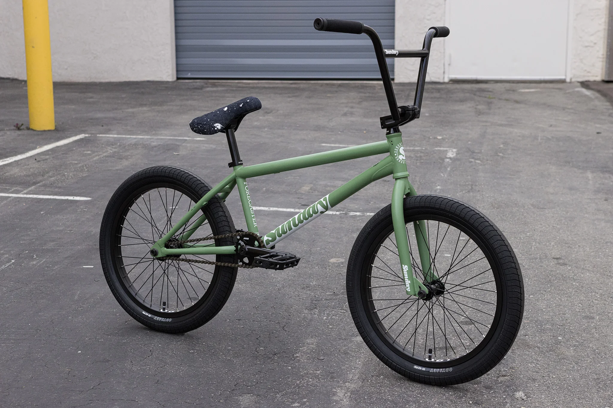 Sunday Forecaster (FC) Brett Silva Signature 20.75″ Complete BMX Bike - Matte Sage Green