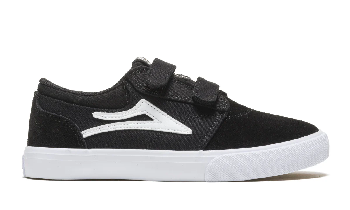 6880-lakai-shoes-griffin-kids-black-white-suede-1.webp Lakai Shoes Griffin Kids - Black/White Suede