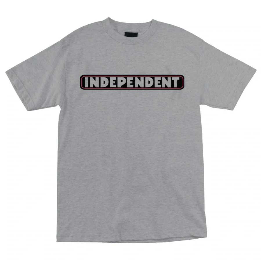 7100-independent-bar-logo-short-sleeve-mens-t-shirt-hthr-grey-1.webp Independent Bar Logo Short Sleeve Mens T-Shirt - Hthr Grey