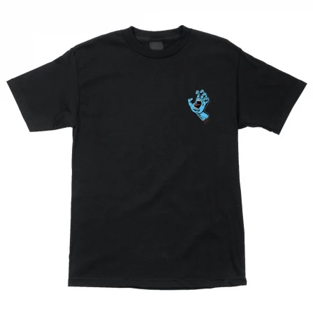 Santa Cruz Screaming Hand Short Sleeve Mens T-Shirt - Black