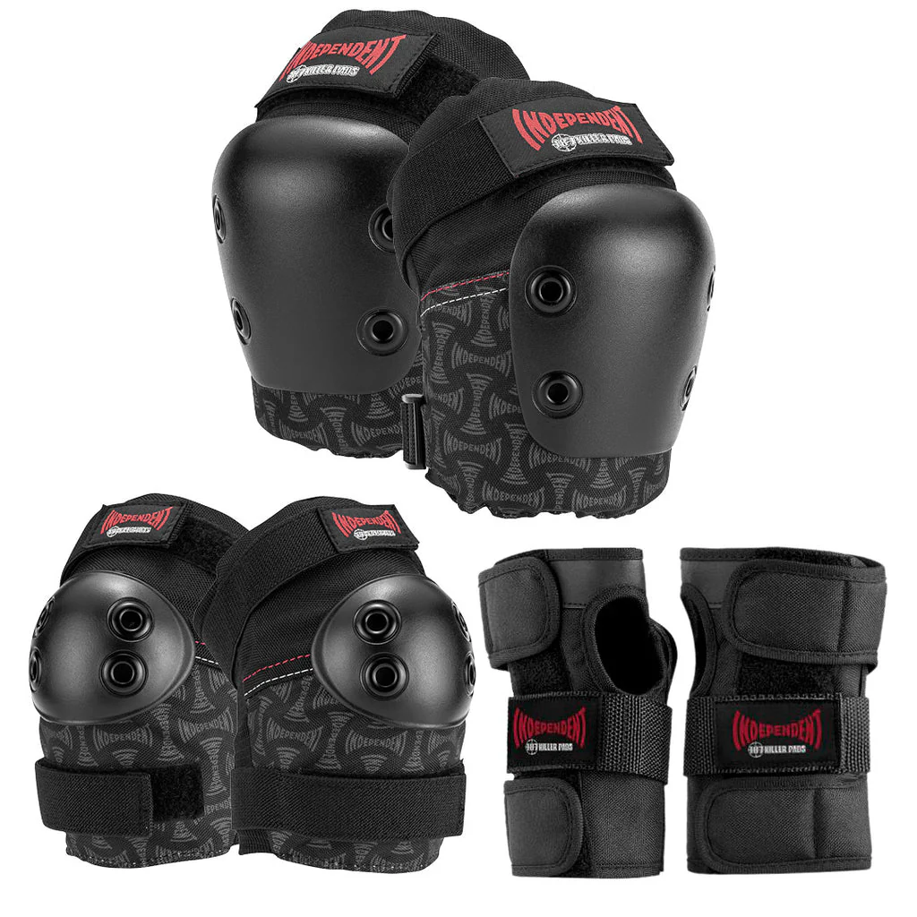 7828-187-killer-pads-6-pack-junior-pad-set-combo-independent-trucks-1.webp 187 Killer Pads 6-Pack Junior Pad Set Combo - Independent Trucks