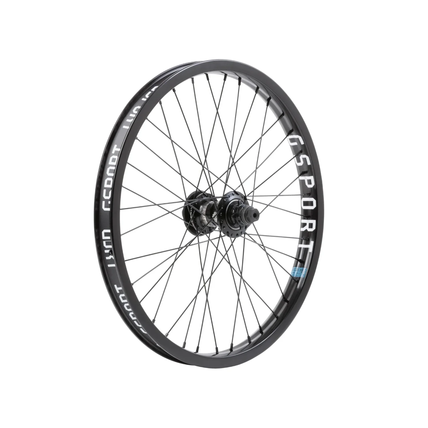 8289-gsport-bmx-elite-fc-rear-wheel-rhd-black-1.webp GSport BMX Elite FC Rear Wheel RHD - Black